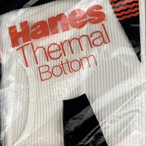 2X HANES Thermal Bottom S 30-32 Waffle LongJohns Long Underwear - Picture 1 of 2